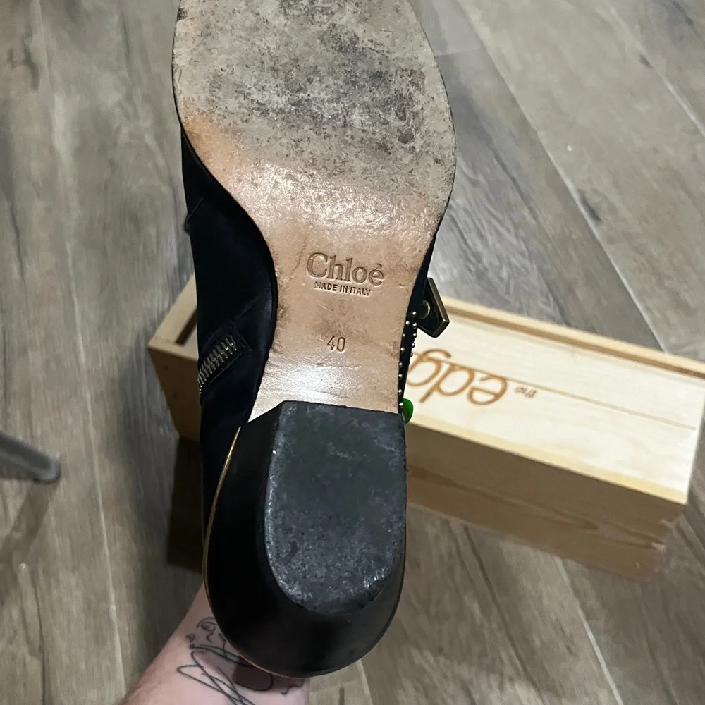 Authentic Chloe Booties Size 40 - Picture 3 of 9